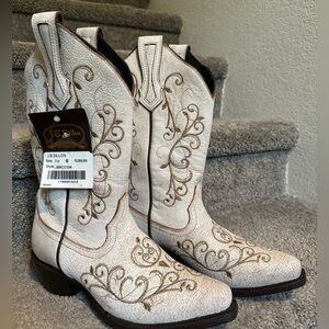 White Cowboy Boots